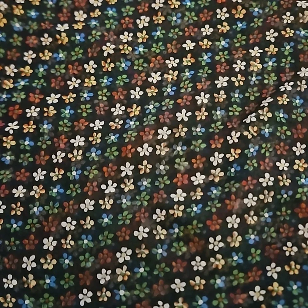 ECHO Silk Rainbow Colorful Daisy Floral Square Scarf